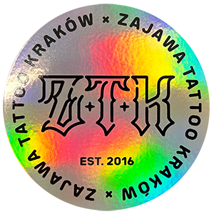 Naklejki z logo - ZAZNACZ SWOJĄ OBECNOŚĆ 5 hologramy hot stamping