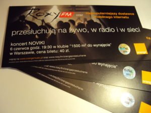 Bilety na wydarzenia